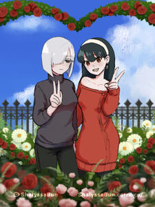 Fiona and Yor - Kofi Member Reward